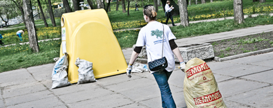 В субботу в Киеве состоялась всеукраинская уборка – акция «Сделаем Украину Чистой!»