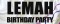 Lemah Happy Birthday
