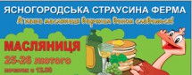 Народные гулянья на страусиной ферме