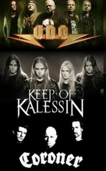 U.D.O. + Keep of Kalessin + Coroner в Киеве