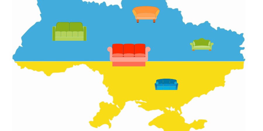 Мебельная карта Украины. Самые популярные производители мягкой мебели