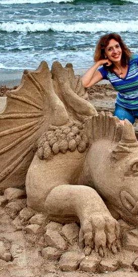 Одесситка создает шедевры из песка (ФОТО)