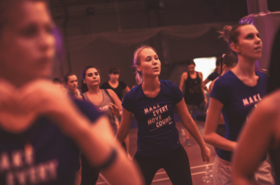 В Киеве прошла фитнес-вечеринка для девушек Nike Training Club Night
