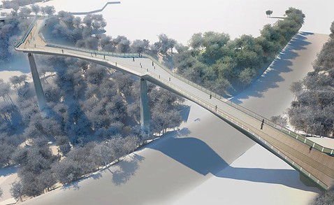 Когда построят пешеходный мост на Владимирской горке