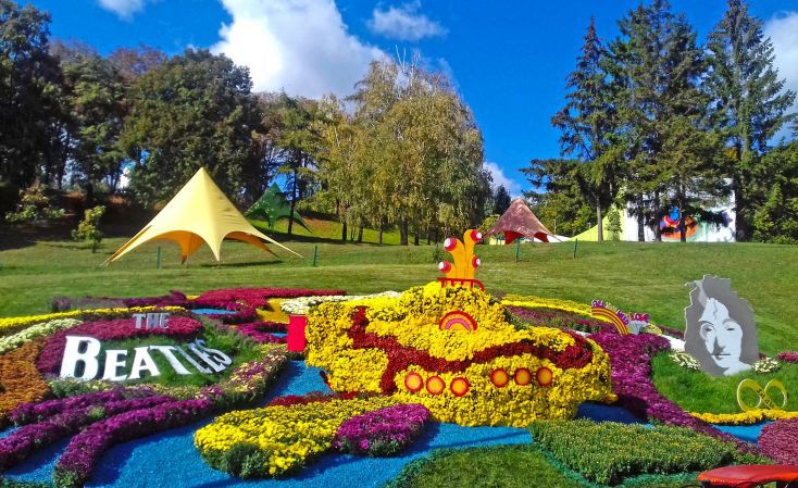 В столице открылась большая выставка хризантем. Фото, видео