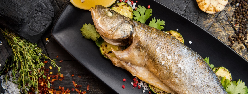 Сибас - главный резидент рыбного меню. Какие рестораны Киева им угощают?