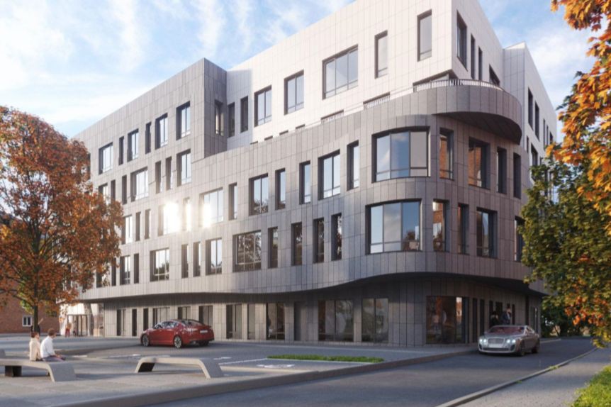 Столичному кинотеатру Гагарина достроят еще четыре этажа. Фото