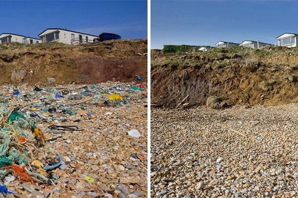 В мире набирает большую популярность челлендж по уборке мусора. Фото