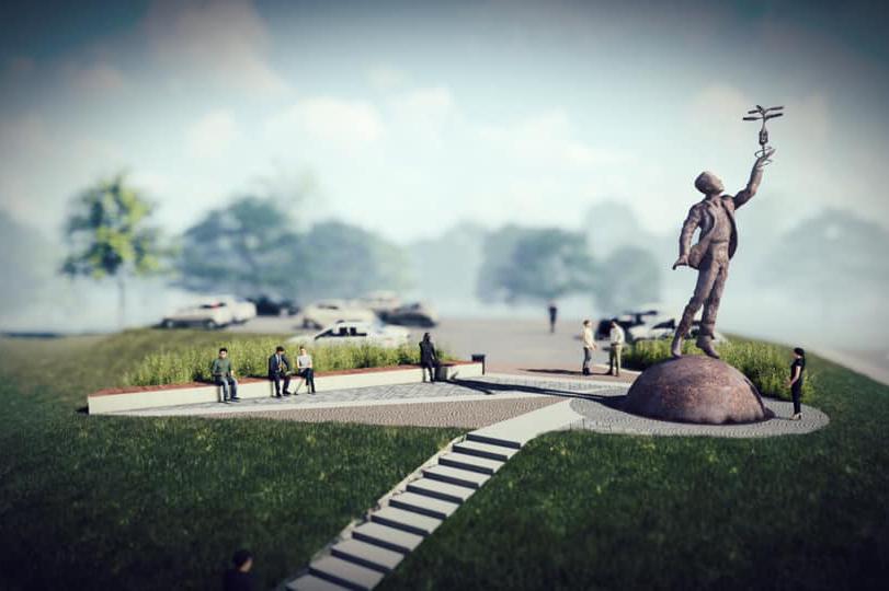 Возле столичного аэропорта установят памятник Игорю Сикорскому. Фото