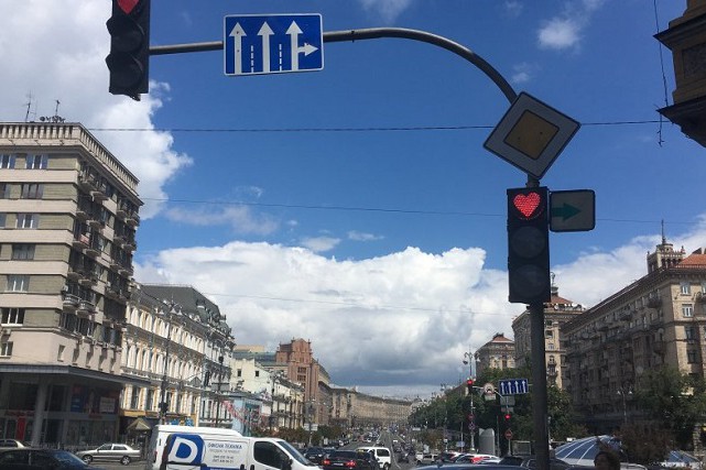 Светофор в виде 