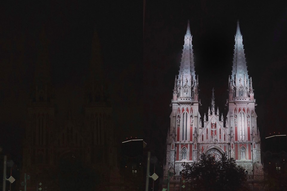 Костел Святого Николая начал освещаться по технологии, разработанной для Empire State Building