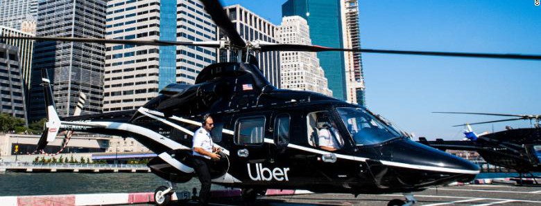 Uber запустил сервис вертолетного такси. Фото, видео