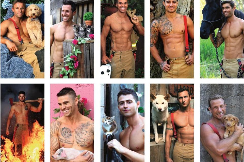 Пожарные с голым торсом снялись для благотворительного календаря