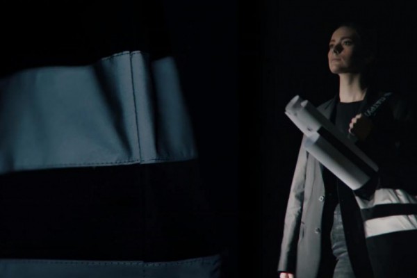 Патрульная полиция создала сумки со светоотражающими полосками