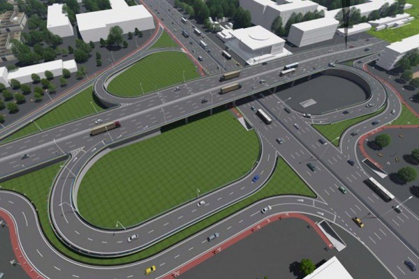 В столице начали асфальтировать Шулявский путепровод: его намерены открыть до конца года