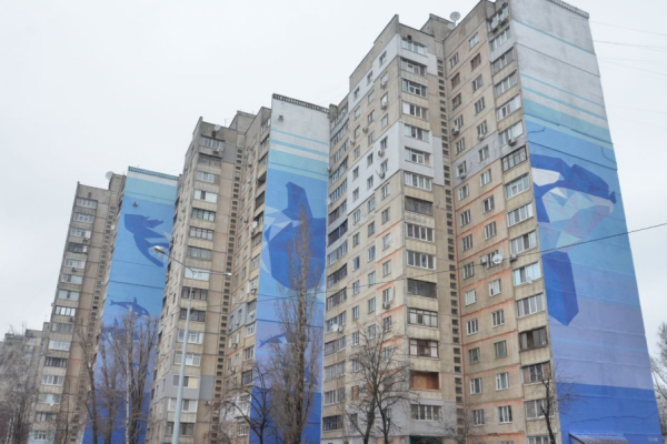 В Харькове нарисовали рекордный мурал в Украине