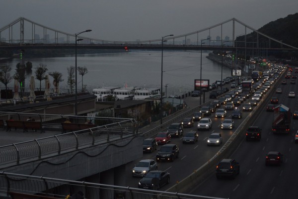 Киев попал в рейтинг городов мира с самым загруженным трафиком