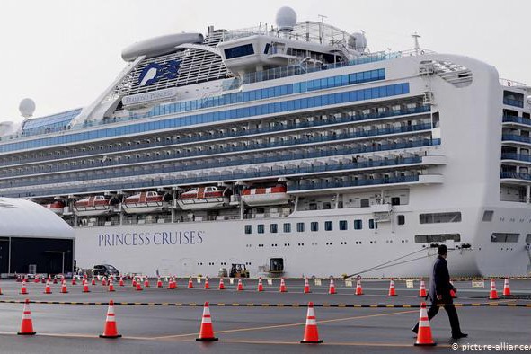 С лайнера Diamond Princess начнут отпускать здоровых людей
