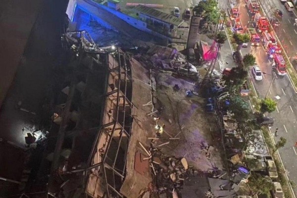 В Китае рухнул отель, где размещались люди на карантине в связи с коронавирусом