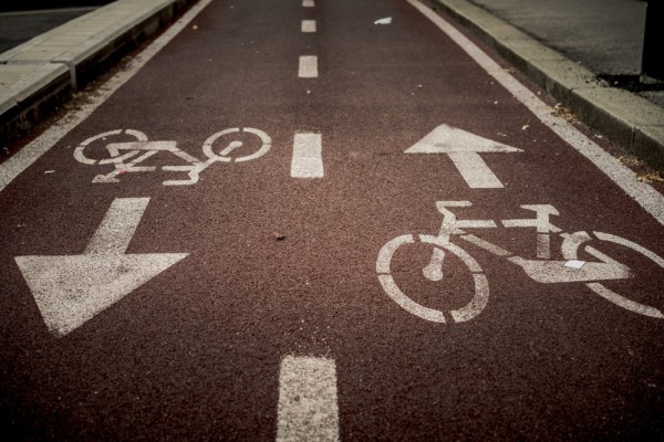 В центре Киева появилась новая велодорожка. Фото