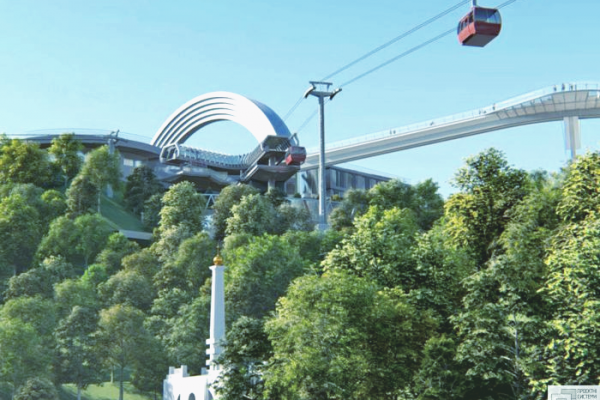 В Киеве в 2021 году хотят приступить к строительству канатной дороги: как она будет выглядеть