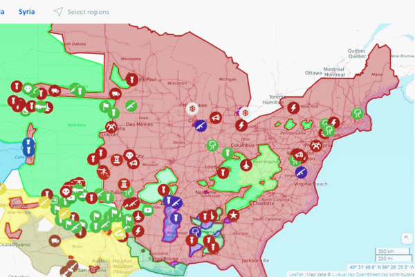 Программисты из Украины создали интерактивную карту войн, протестов и пиратских нападений