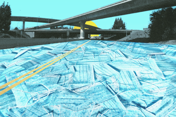 Ученые предложили строить дороги из использованных масок: как это работает