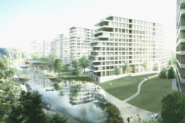 Ремесленный рынок, общественный парк и озеро: в Киеве на Подоле появится новый микрорайон