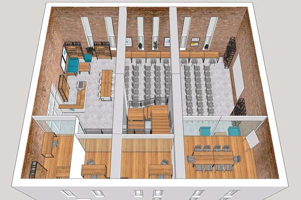 На Оболони появится современное публичное пространство Vcentri Hub