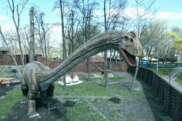 В Киеве откроют самый большой парк динозавров в стране. Фото