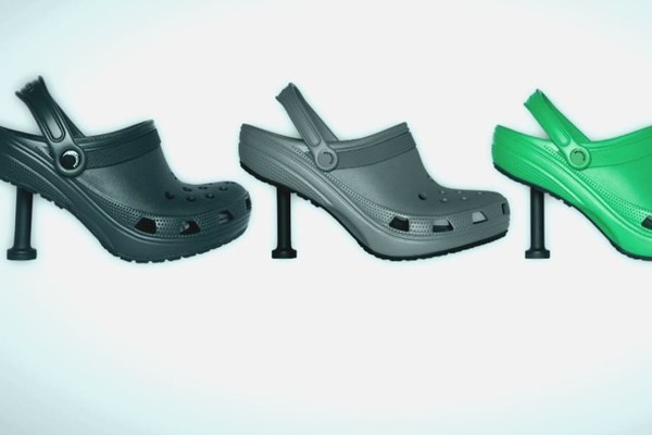 Компания Crocs вместе с модным домом Balenciaga создали кроксы на шпильке