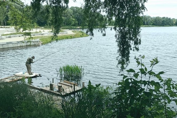 В Киеве возле Иорданского озера появится новая зона отдыха