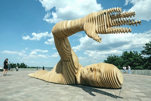 Арт-объект для фестиваля Burning Man в Киеве 