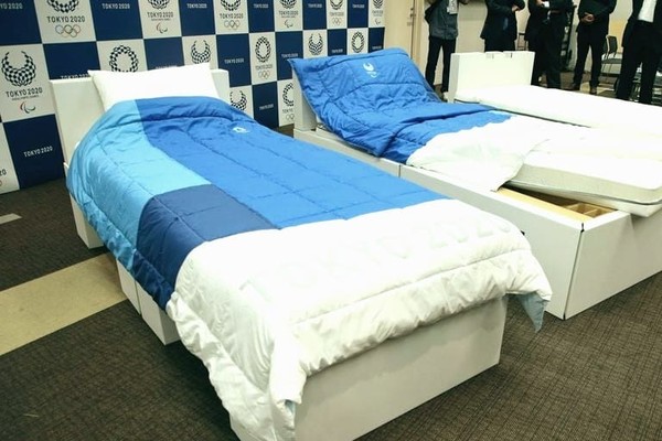 В Токио построили кровати из картона для олимпийских спортсменов