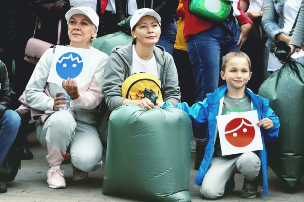 В Киеве собрали рекордное число мусора на акции World Cleanup Day