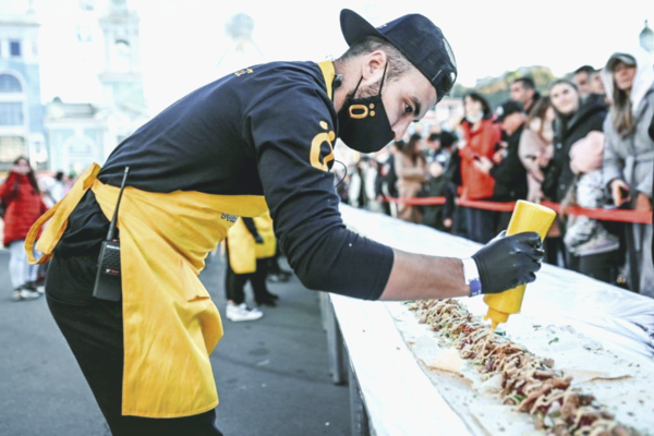  Самая большая шаурма: в Киеве установили новый рекорд (фото)