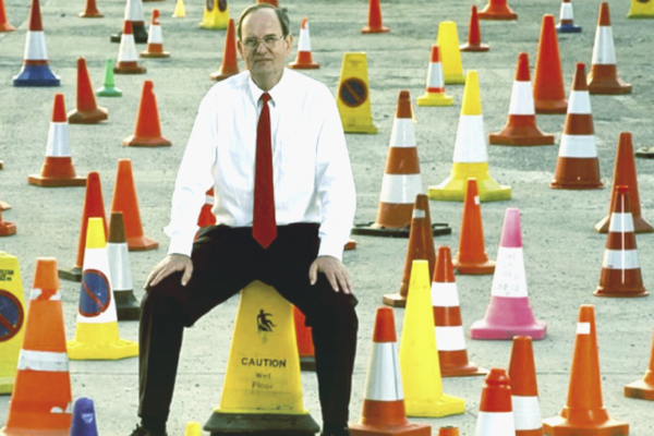 В Киеве планируют создать арт-объект из парковочных конусов