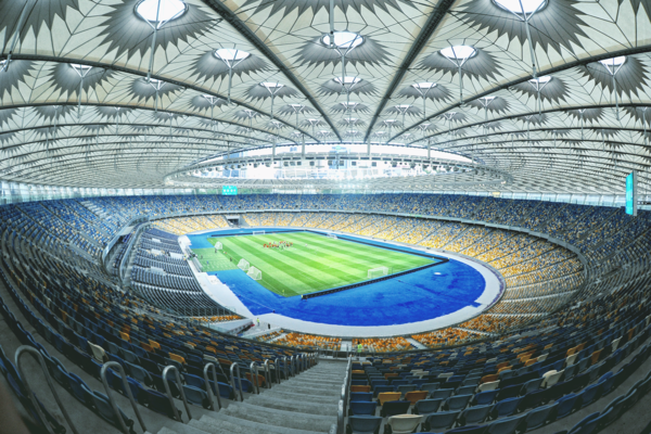 В Киеве на стадионе НСК 