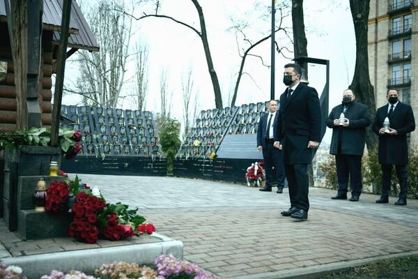 Как отметили в Киеве День Достоинства и Свободы 