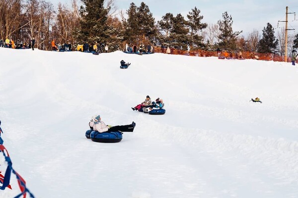 Зимний парк развлечений под Киевом 