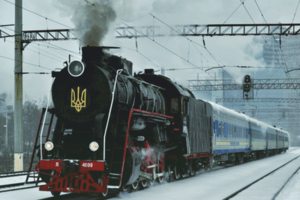 В Киеве на рождественские выходные будет работать праздничный поезд с паровозом