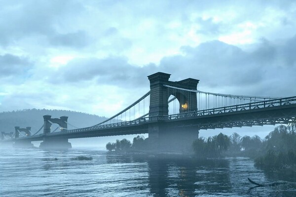 Концепция Николаевского цепного моста в Киеве 