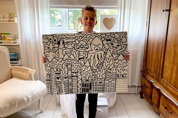 Nike подписал контракт с 12-летним иллюстратором из Великобритании