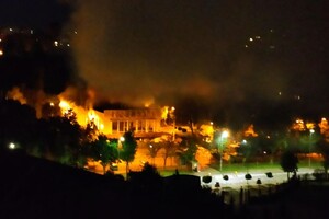 Ночью на Отрадном в Киеве горел кинотеатр 
