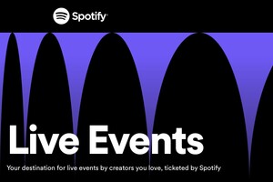 Spotify запустив свій сайт для продажу квитків на живі івенти