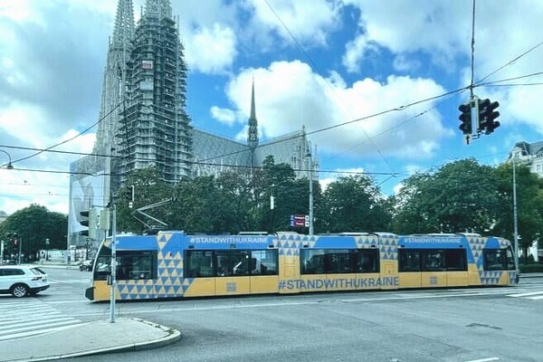 В Австрии запустили трамвай для поддержки Украины (фото)