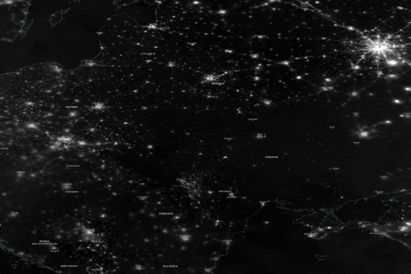 NASA показало, как выглядел блэкаут в Украине из космоса 
