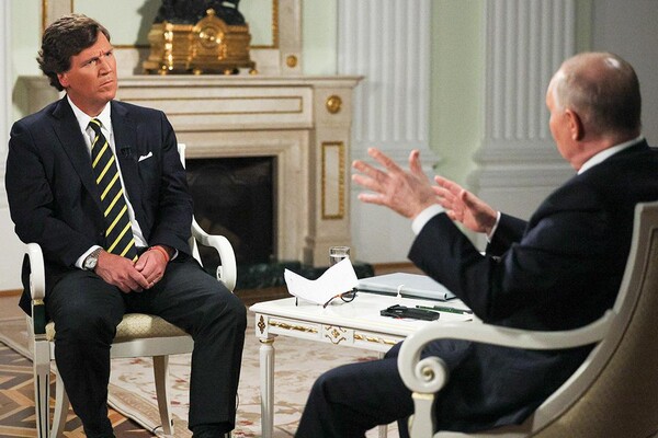 Илон Маск пошутил над ответами Путина в интервью американскому журналисту Такеру Карлсону