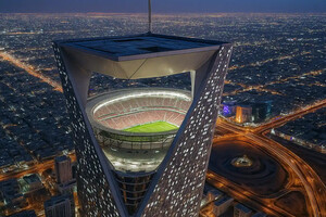 Футбольный стадион на высоте 350 метров построят к Чемпионату мира 2034 года в Саудовской Аравии