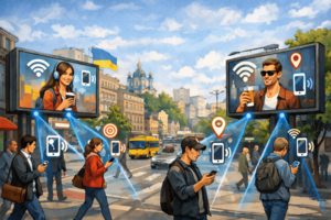 20% киевских билбордов могут отслеживать телефоны прохожих